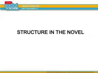 The Importance of Structure in Novels
