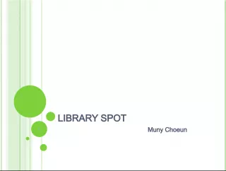 Library Spot: Virtual Library Resource Center
