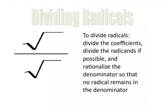 Simplifying Radicals by Division