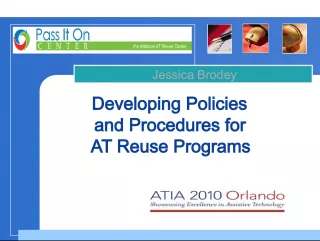 Creating Policies and Procedures for AT Reuse Programs