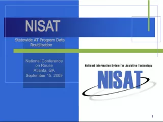 NISAT and Data Collection for Statewide AT Programs