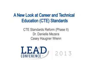 Reinventing Career and Technical Education Standards