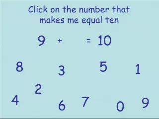 Math Game: Find the Number that Adds Up to Ten