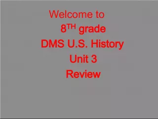 US History Unit 3 Review: Revolutionary Era