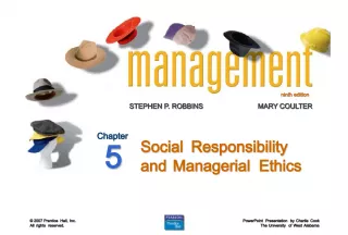 Social Responsibility and Managerial Ethics