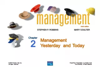 Management Yesterday and Today