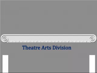 Mission Statement of Niagara Peninsula College Theatre Arts Division