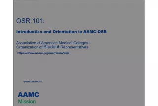Introduction to Association of American Medical Colleges (AAMC)