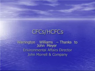 Understanding CFCs and HCFCs in the Workplace