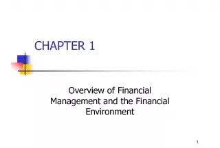 Overview of Financial Management and Corporate Finance