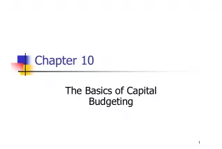The Basics of Capital Budgeting: Methods and Analysis