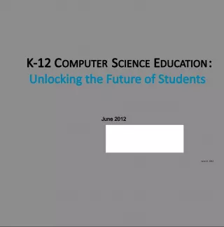 The Future of Computing Jobs in Education