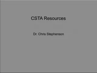 CSTA - Empowering Teachers and Students in Computing Disciplines