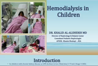 Hemodialysis in Children with Chronic Kidney Disease