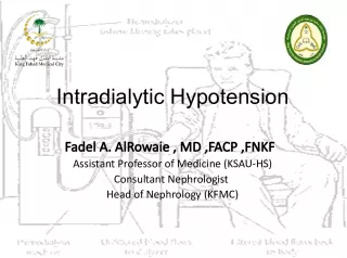 Intradialytic Hypotension: Causes, Management, and Prevention