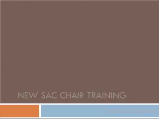 New SAC Chair Training Materials