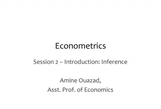 Introduction to Econometrics: Inference and Identification