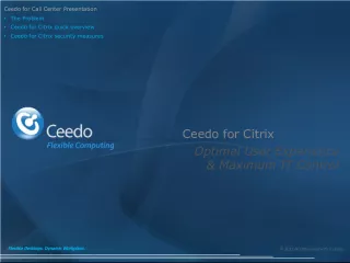 Ceedo for Citrix Optimization