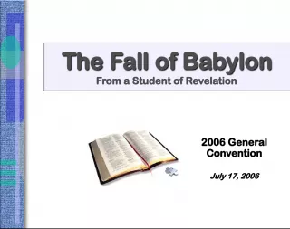 Unlocking Babylon's Downfall