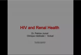 HIV and Renal Health