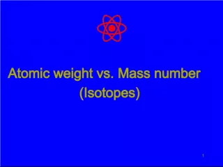 Understanding Atomic Weight, Mass Number, and Atomic Mass Units