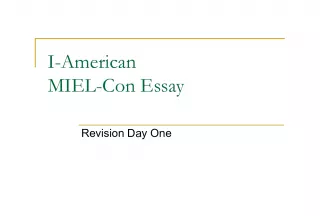 MIEL Con Essay Revision Tips