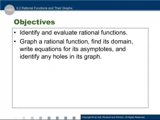 Rational Functions: Graphing, Domains, Asymptotes, and Holes