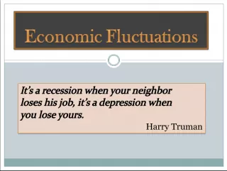 Understanding Economic Fluctuations: Recession, Depression, and Growth in Canada