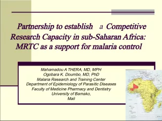 Collaboration for Research Capacity and Malaria Control in Sub-Saharan Africa