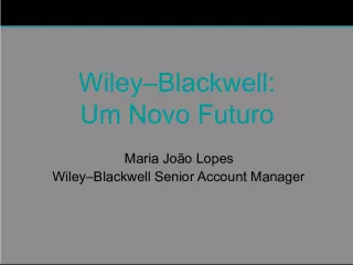 A New Future for WileyBlackwell