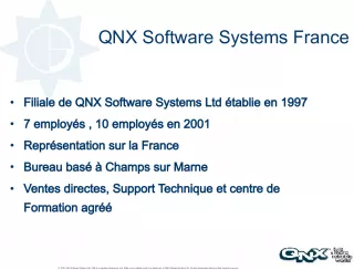 QNX Software Systems Ltd - Company Overview and History