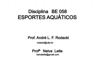 Fundamentals of Aquatic Sports Teaching