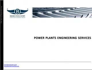 Power Plant Engineering Services