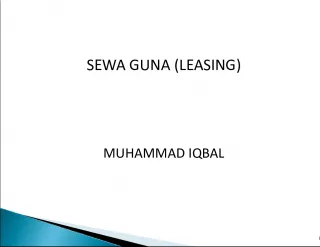 Understanding Sewa Guna Usaha