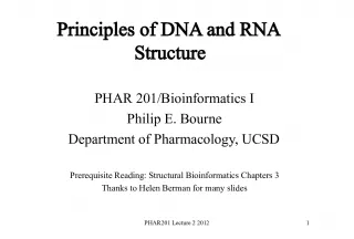 Principles of DNA and RNA Structure