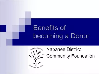 Becoming a Donor: Enhancing Lives in Lennox & Addington County