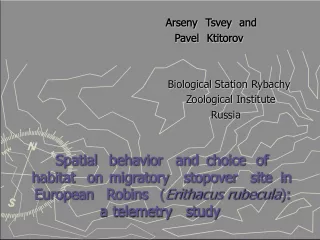 Spatial Behavior and Habitat Choice of European Robins