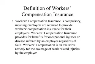 Understanding Workers Compensation Insurance and Act