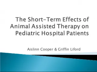Animal Assisted Therapy: Understanding the Purpose and Types
