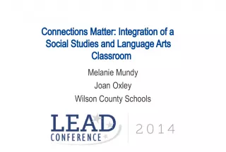 Connections Matter: Integrating Social Studies and Language Arts for Student Success