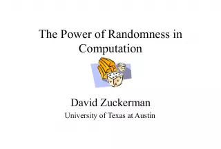 The Power of Randomness in Computation: from Randomized Algorithms to Random Sampling