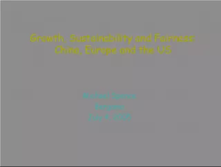 Growth, Sustainability, and Fairness: A Comparison of China, Europe, and the US