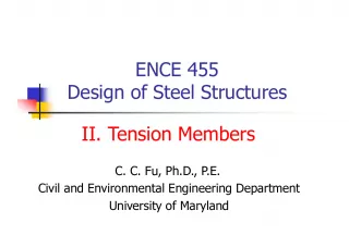Design of Steel Tension Members: A Comprehensive Guide
