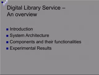 Comparing Digital Library Service and P2P Information Retrieval Networks