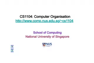 CS1104: Processor Datapath and Control