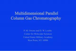 Multidimensional Parallel Column Gas Chromatography