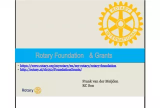Rotary Foundation Grants: FVP Plan and Focus Areas
