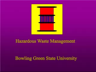 Hazardous Waste Management and RCRA Regulations