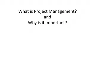 The Importance of Project Management in Today's Business World