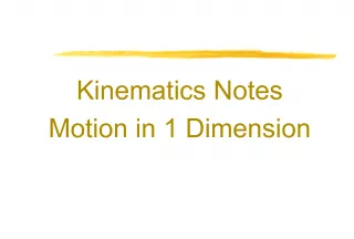 Understanding Kinematics: Motion, Speed, Velocity, and Acceleration